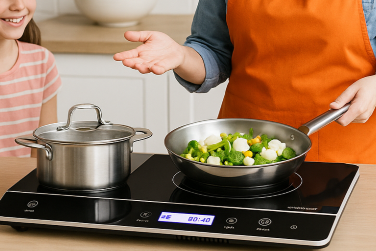 The Science Behind Induction Burners: A Guide for  Curious Young Chefs (A STEAM Lesson)