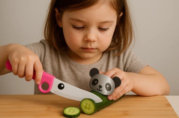 Child safely cutting